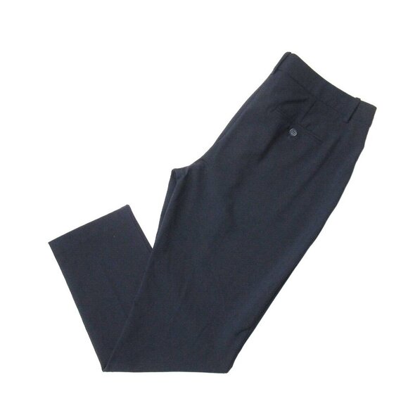 NWT Theory Testra 2B Edition in Navy Stretch Wool Tapered Slim Ankle Pants 12 - Picture 5 of 5